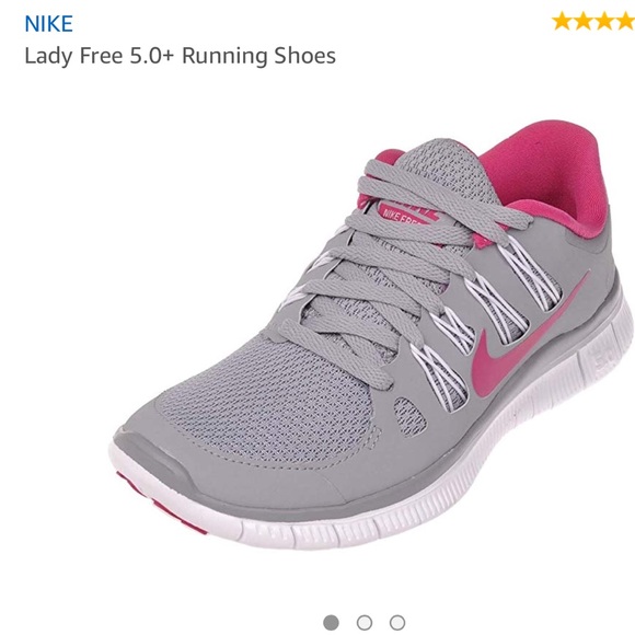 Nike Shoes - Grey & Pink Nike Free Sneakers